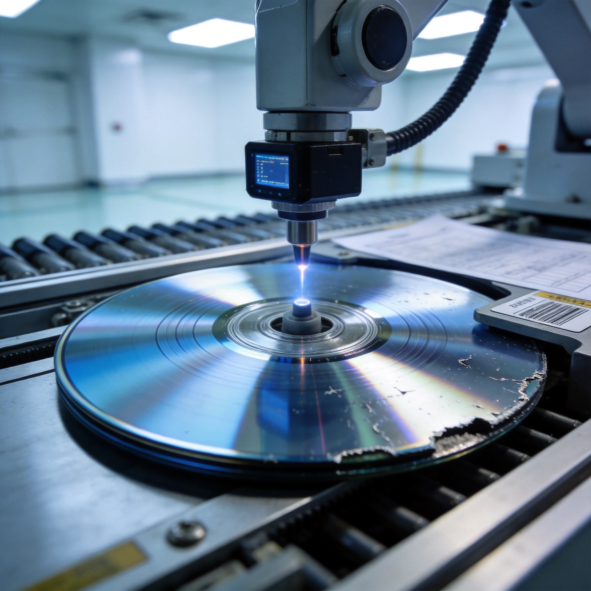 Optical Discs successful product Display