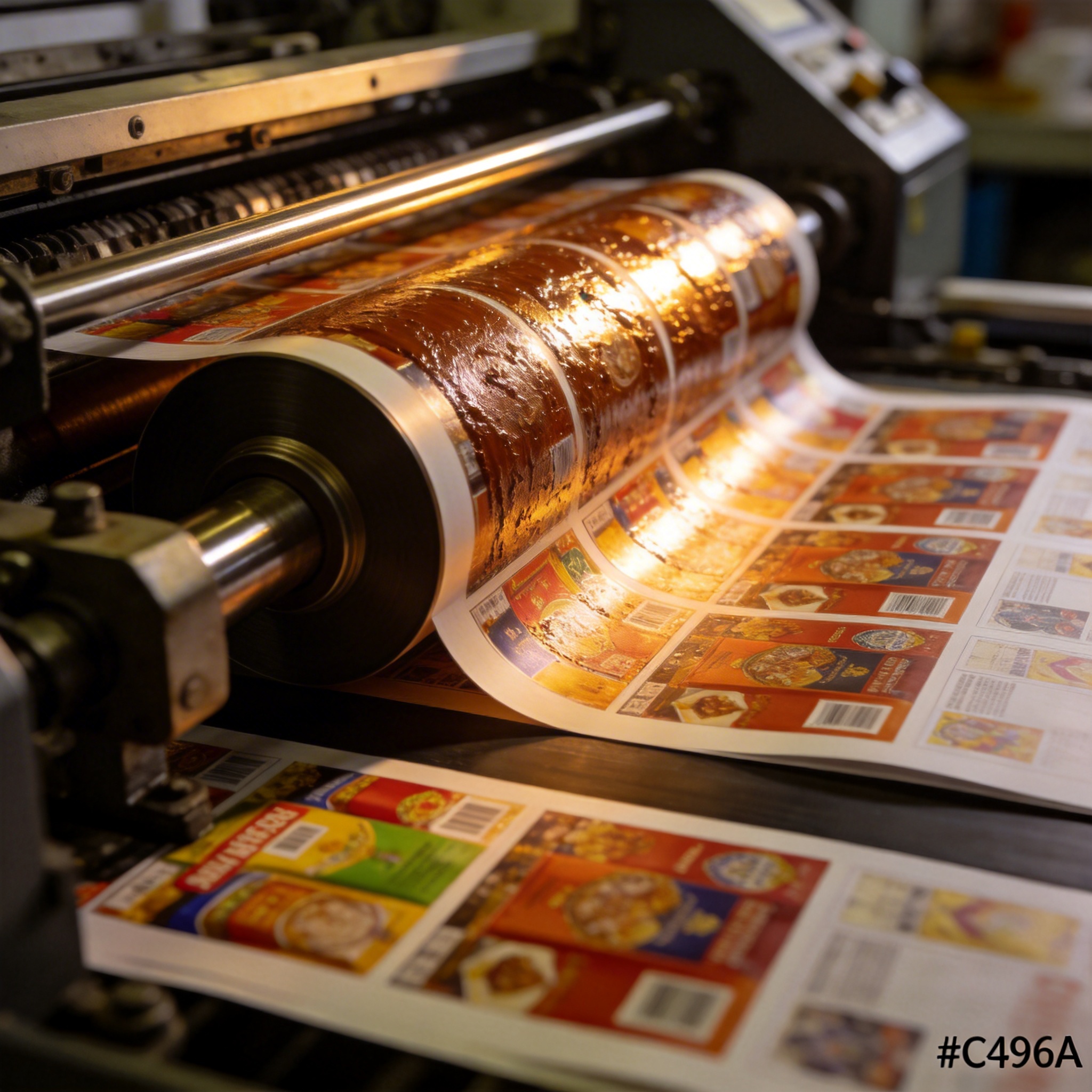 包装印刷工艺特写