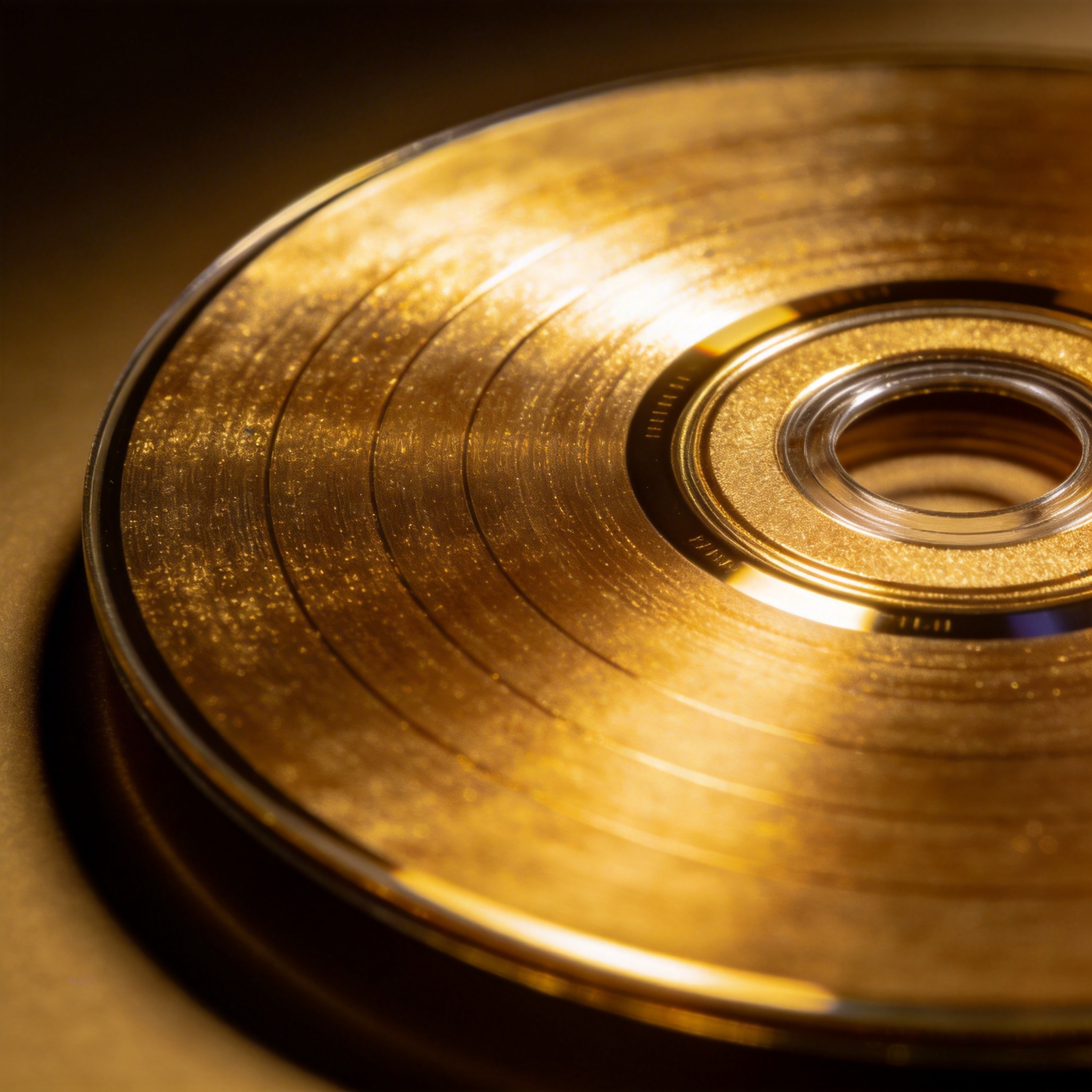 Gold CD optical reflective characteristics