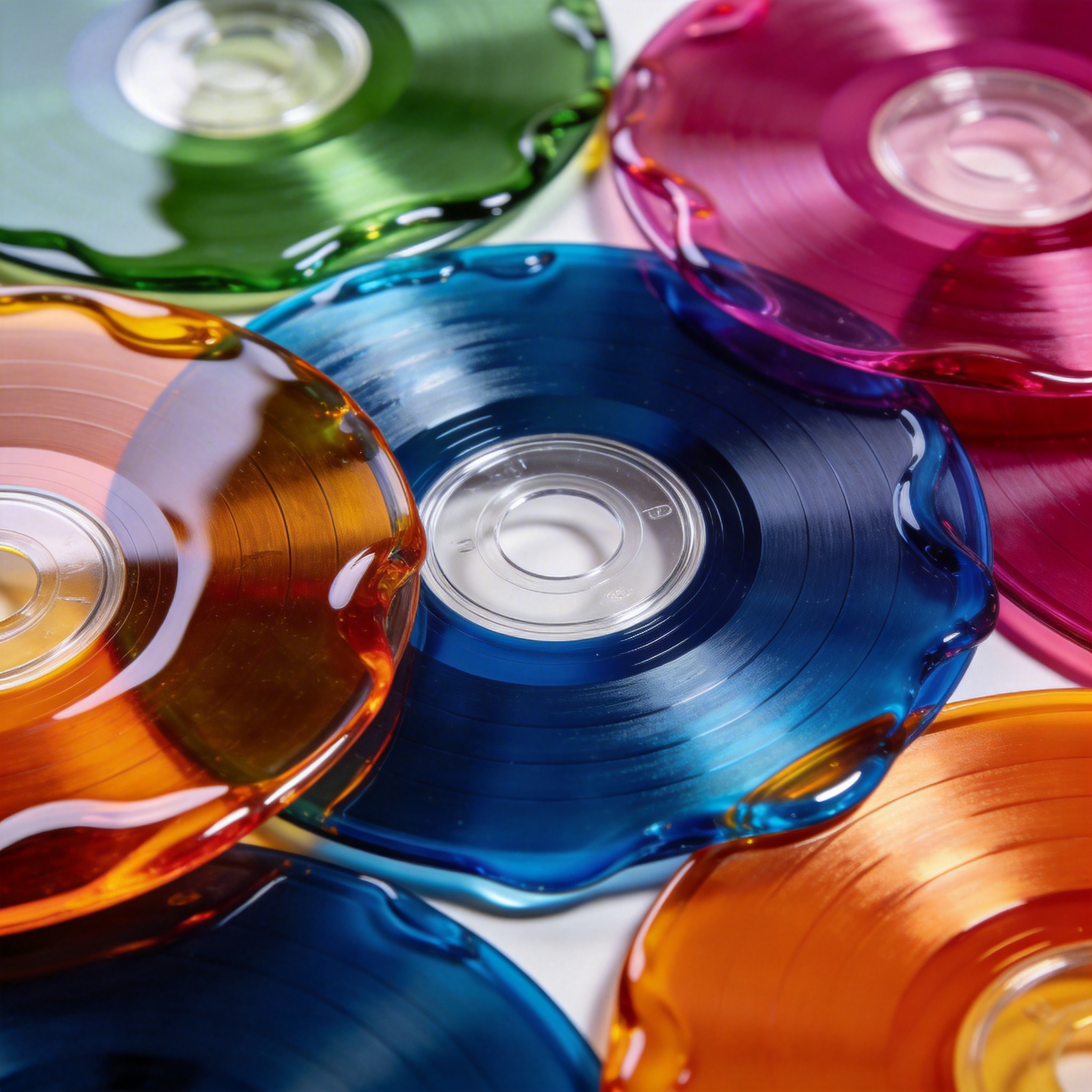 Liquid vinyl color display