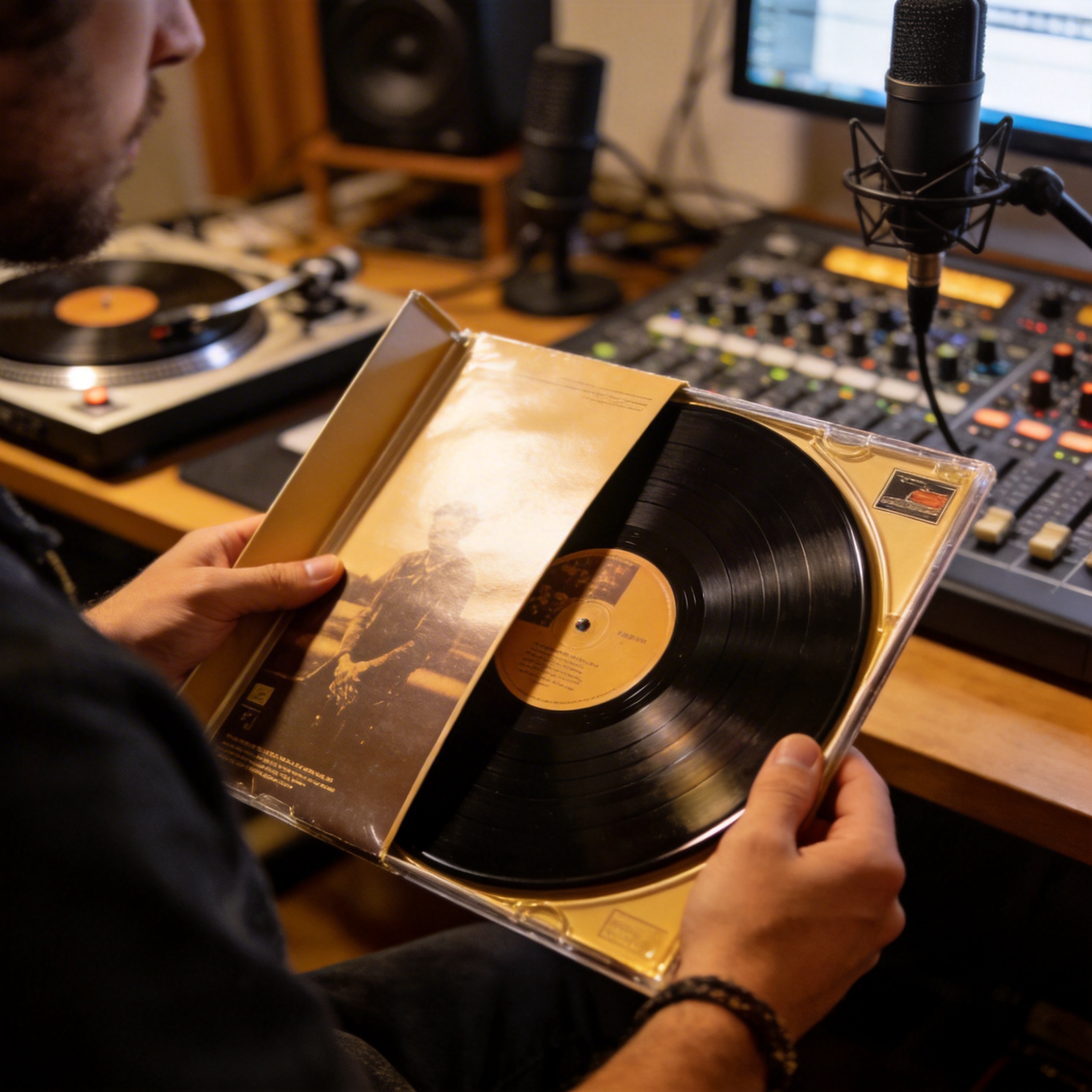 Independent musician vinyl record production