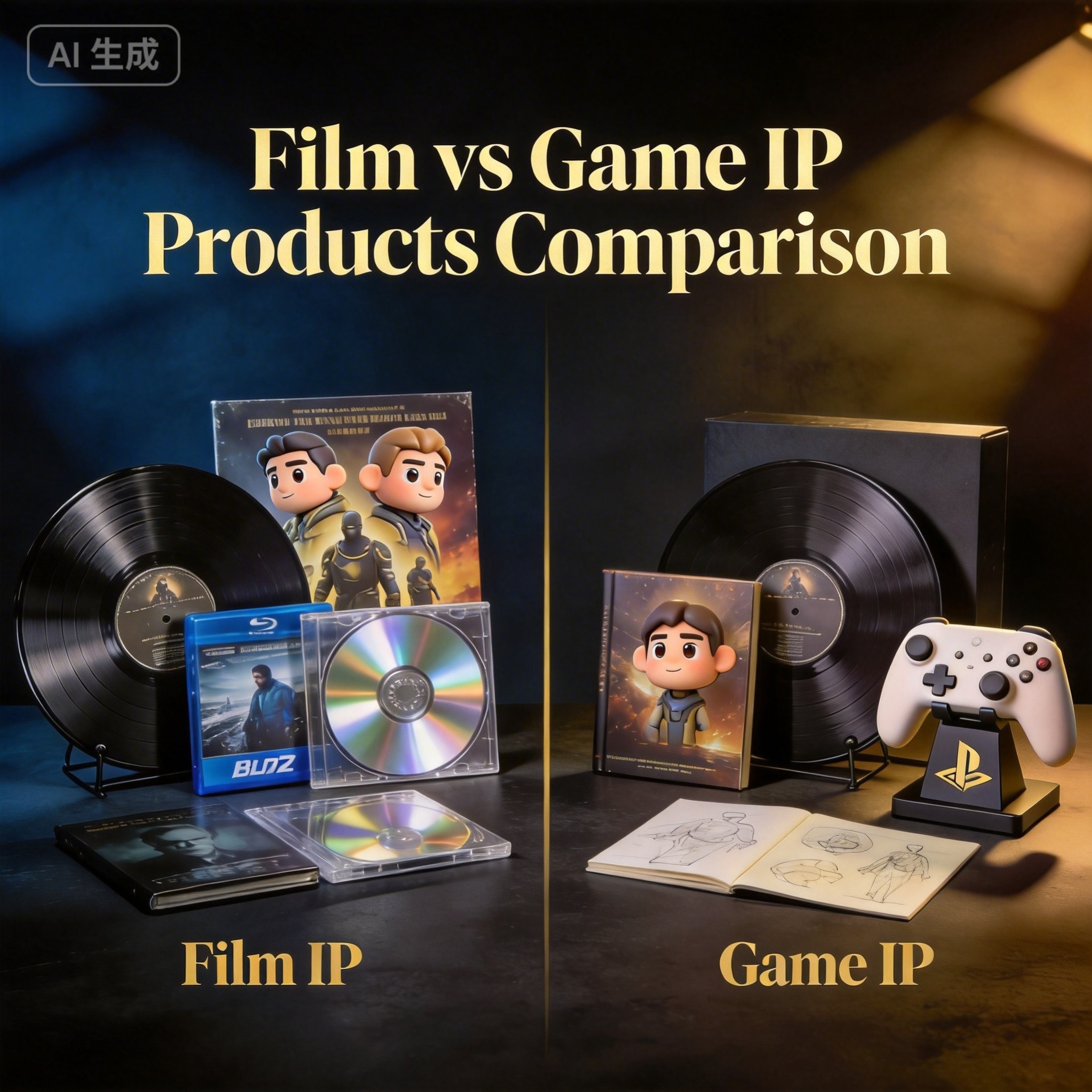 电影vs游戏产品对比