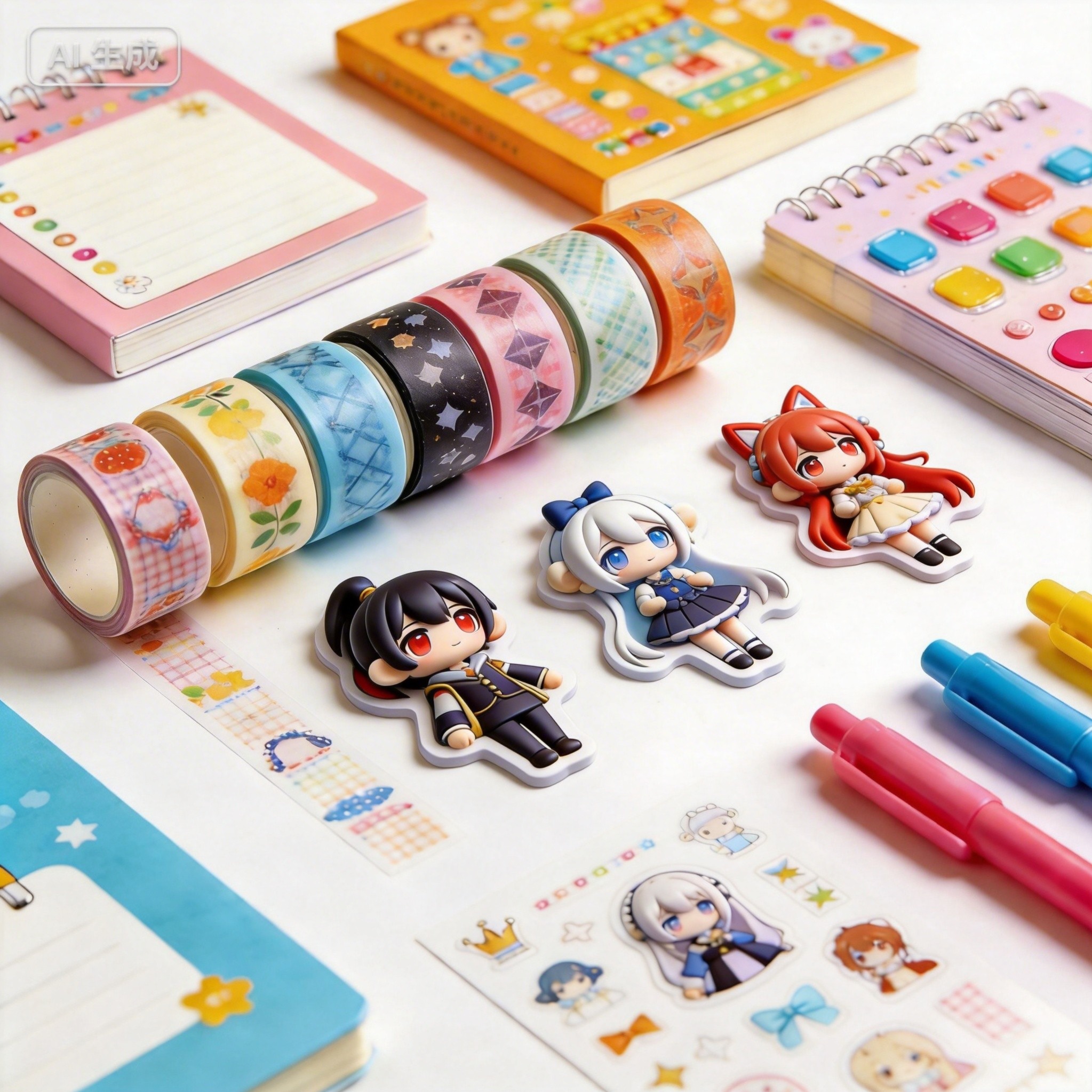 定制形状贴纸/胶带