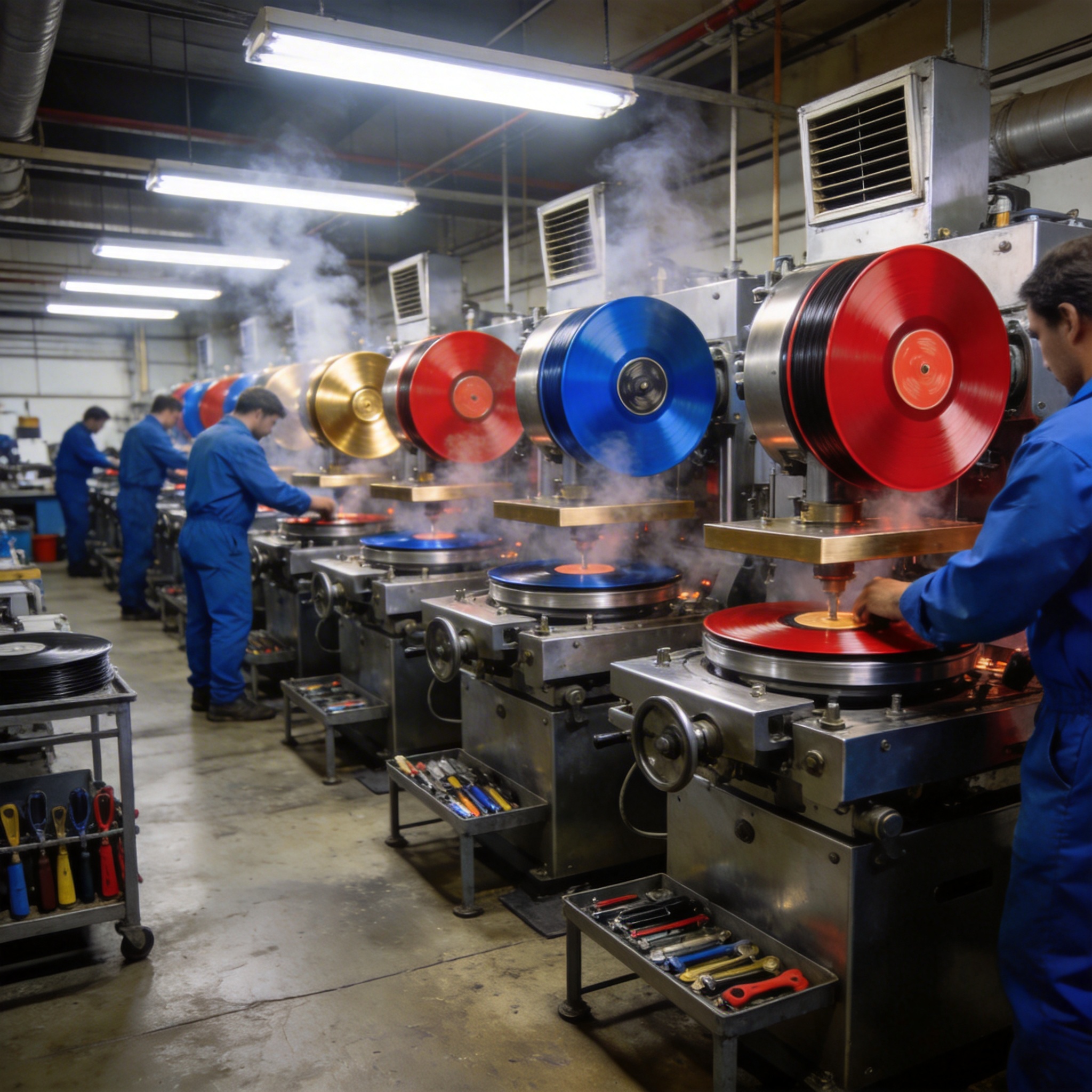 CGN压盘车间内部场景