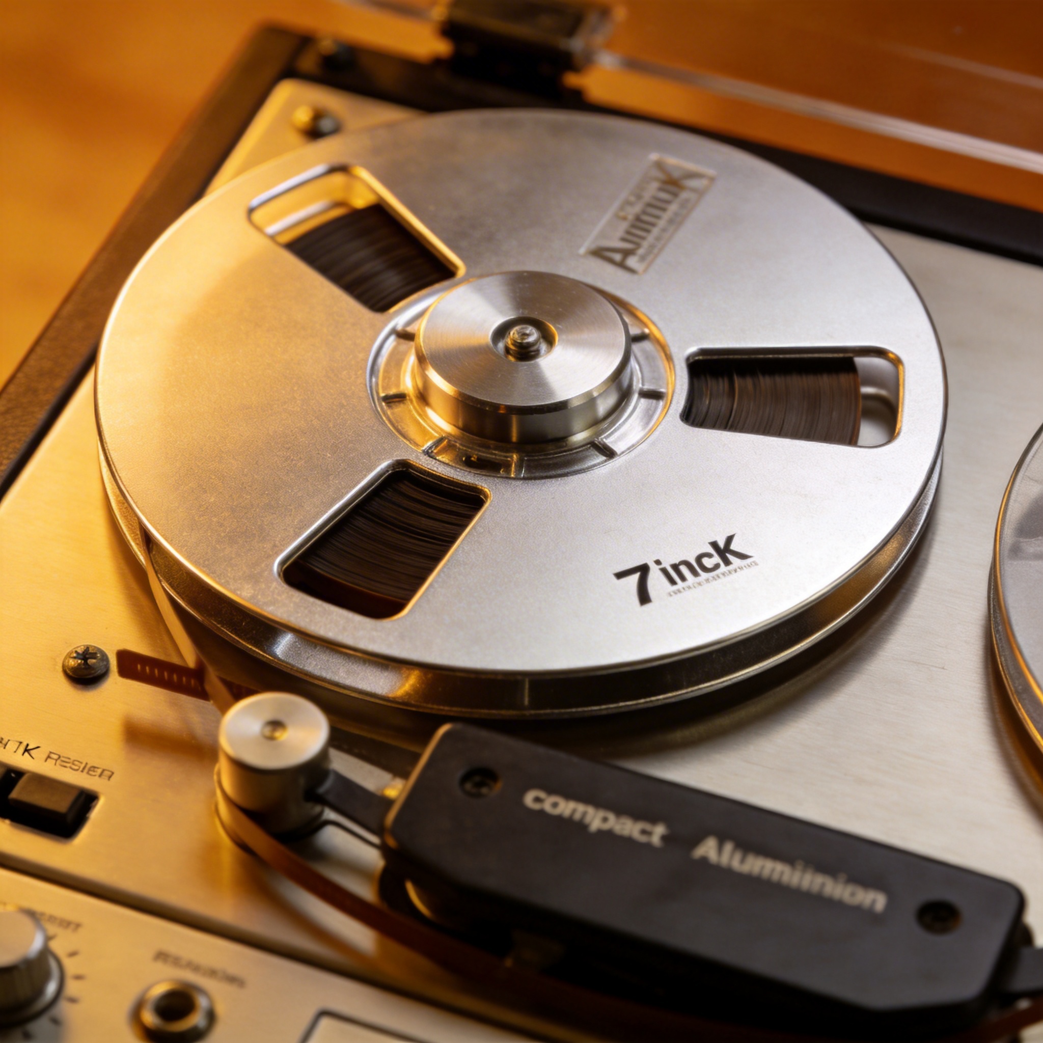 7 inch compact reel-to-reel tape