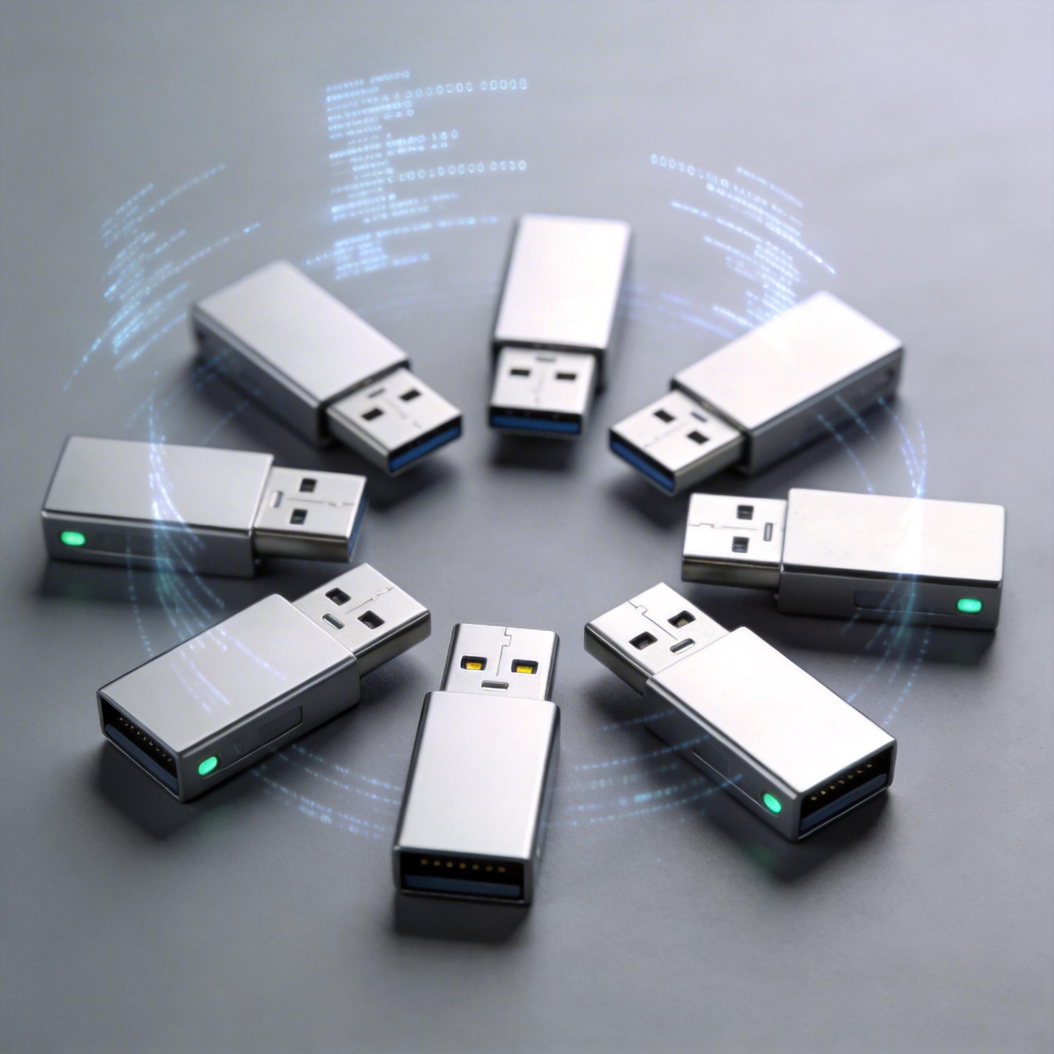 USB flash drive product showcase